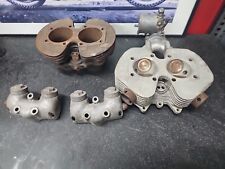 Triumph 500 Cylinder Head, Cylinders, Manifold Lot picture