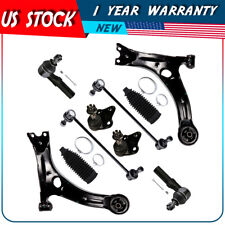 10x Front Lower Control Arm Tie Rod End Sway Bar For 09-13 Toyota Corolla Matrix picture