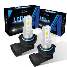2x 9005/hb3 LED Headlight Kit Combo Bulbs 6000K High Low BEAM Super White Bright picture