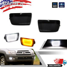 Smoked Switchback LED Front Bumper Turn Signal Lights For 2003-05 Toyota 4Runner picture