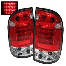 Spyder for 2001-2004 Toyota Tacoma Red Clear Lens LED Tail Lights Set 5007872 picture