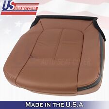 2013 to 2016 For Ford F250 F350 Platinum Driver Bottom Leather Seat Cover Brown picture