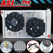 4ROW Radiator+Shroud+Fan+Relay FOR 1967-1972 Chevy GMC C/K Series Pickup Truck picture