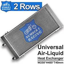 Universal Aluminum Air to Water Radiator Air-Liquid Heat Exchanger Cooler interc picture