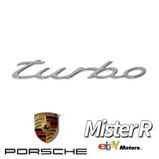 Porsche 911 996 • Turbo Rear Script Emblem • Chrome/Silver • #996559237034PU picture