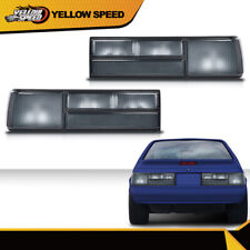Smoked Lens Rear Tail Lights Not Including Bulbs Fit For 1987-1993 Ford Mustang picture