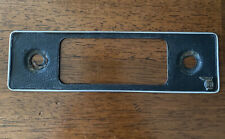 Vintage AFCO Chrome Leather Radio Stereo Car Truck Face Plate Nice picture