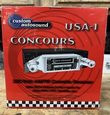 Custom Autosound U.S.A.-1 Concours Series AM/FM Cassette Radio 63-64 Galaxie picture