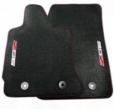  23476289 2014-2019 Corvette Z06 Carpet Floor Mats  Adrenaline Red Stitching OEM picture