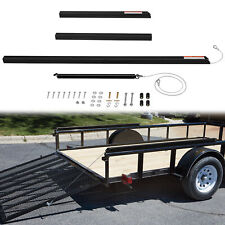 2 Sided Tailgate Utility Trailer Gate & Ramp Lift Assist System picture