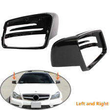 Fit For Mercedes Benz W204 W212 W221 Side Wing Mirror Cover Metallic Fleck Black picture