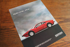 1981 Ferrari 308GTBi  sports car color sales sheet, nice original picture
