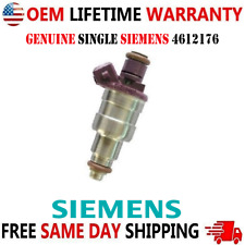 Genuine SIEMENS Single Fuel Injector for 1992-1993 Dodge Caravan 3.3L V6 picture