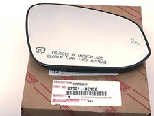 Fits 14-19 Highlander Right Heated Mirror Glass w/BlindSpot Warning w/Holder OE picture