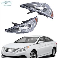 For 2011 12-14 Sonata Pair  Housing Amber Corner Projector Headlights HeadLamps picture