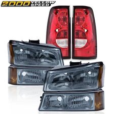 Fit For Silverado 1500 Avalanche 03-06 Amber Corner Headlight Lamps + Tail Light picture