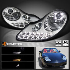 Fits 1997-2001 Porsche 996 911 97-04 Boxster 986 LED Signal Projector Headlights picture