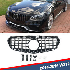Chrome GT Style Front Grille Grill For 2014-2016 Mercedes W212 E300 E350 E400 US picture