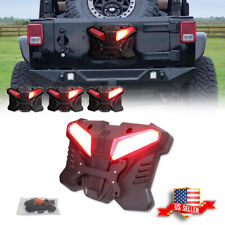 LED Tailgate Vent Plate Spare Tire Cover Filler Plate for 07-23 Jeep Wrangler JL picture