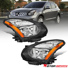 Black Headlights Assembly for 2008-2013 Nissan Rogue 2014-2015 Rogue Select New picture