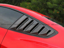 GT350R Style Carbon Fiber Quarter Window Vents Louvers Cover For 2015 Mustang picture