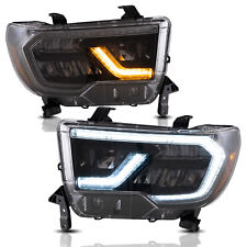 VLAND FULL LED Reflector Headlights For Toyota 07-13 Tundra & 08-20 Sequoia picture