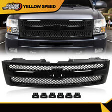 Fit For 2007-2013 Chevrolet Silverado 1500 Grille Shell w/ Black Insert picture