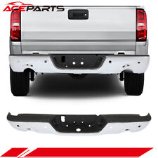 Complete Chrome Rear Step Bumper Assy For 2009-18 Dodge Ram 1500 w/Dual Exhaust picture