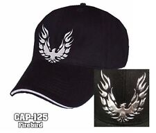 Pontiac Firebird Trans Am Hat Cap - Black W/ Liquid Metal Firebird Emblem / Logo picture