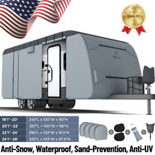 RVMasking 7-Ply RV Cover Travel Trailer Anti-UV Waterproof Fits Camper 18'-34'FT picture