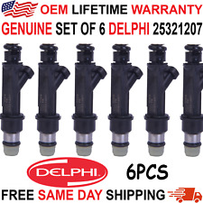 Genuine 6pcs DELPHI Fuel Injectors for 2002, 2003, 2004 Oldsmobile Bravada 4.2L picture