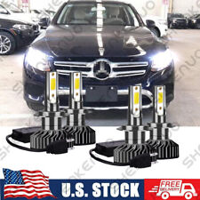 For 2008-2017 Mercedes-Benz C300 - Combo LED Headlight 4X Bulbs Hi/Low Beam picture