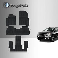 ToughPRO Floor Mats + 3rd Row Black For GMC Acadia Bucket All Weather 2017-2024 picture