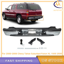Complete Chrome Rear Bumper For 2000-2005 2006 Chevy Tahoe Suburban/GMC Yukon XL picture