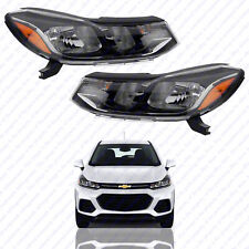 For 2017 2022 Chevrolet Trax Halogen Headlamp Assembly Driver Passenger Set 2pcs picture