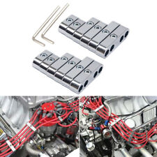2 Sets 7mm 8mm Chrome Spark Plug Wire Separators Looms for Ford for Chevy 9723 picture