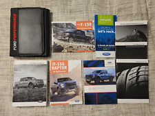 2018 FORD F-150 SVT RAPTOR TRUCK OWNER MANUAL BOOKS SET WITH CASE OEM FAST SHIP picture