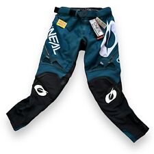 NEW O'neal Hardware Elite Classic Teal MX Pants Mens Adult Size 30 NTW V.23 Blue picture