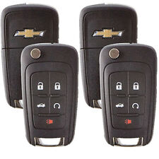 2 New Flip Key Keyless Entry Remotes for Chevrolet 5-button with Remote Start picture