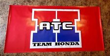 Big Vinyl Banner Honda ATC Team Honda sign poster racing 4'x2' picture