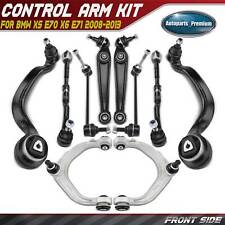 10PC Front Suspension Control Arms & Ball Joint Sway Link Tie Rod for BMW X5 X6 picture