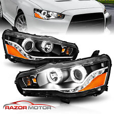 2008-2016  LED Halo Projector Headlights For Mitsubishi Lancer Evo X picture