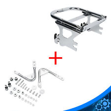 Detachable Two-up Tour Pack Mount Rack Docking hardware kit For Harley 97-08 picture
