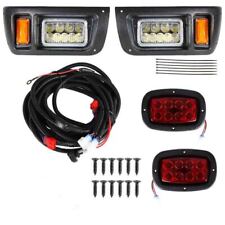 Cart LED Headlight & Tail Light Kit 1993-UP Gas & Electric For Club Car DS Golf picture
