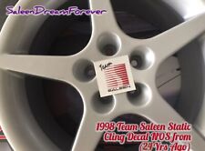 TEAM SALEEN STATIC CLING DECAL FROM 1998 S281 S351 XP8 MUSTANG GT FORD SHELBY picture