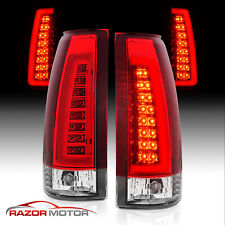 1988-99 C-Bar LED Red Taillight Set for Chevy/GMC C10 C/K Silverado Tahoe Sierra picture