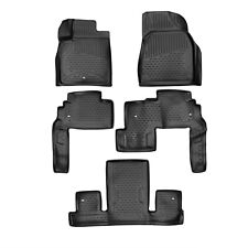 OMAC Floor Mats Liner for Chevrolet Traverse 2009-2017 Black TPE All-Weather 5x picture