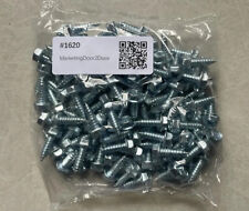 100 License Plate Screws for American Cars, #14x 3/4