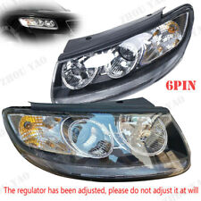 Pair For 2007-2012 Hyundai Santa Fe Left & Right Headlights Headlamps Assembly picture