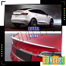 For 2020-2021 Tesla Model Y Replacement Rear Spoiler White picture
